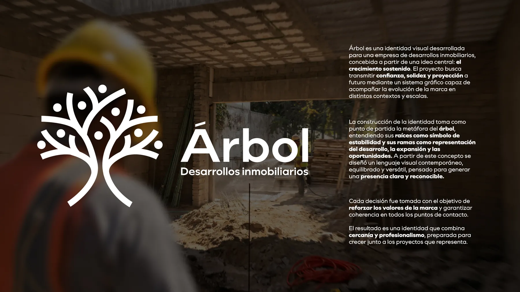 Presentación de la identidad de Árbol y su concepto