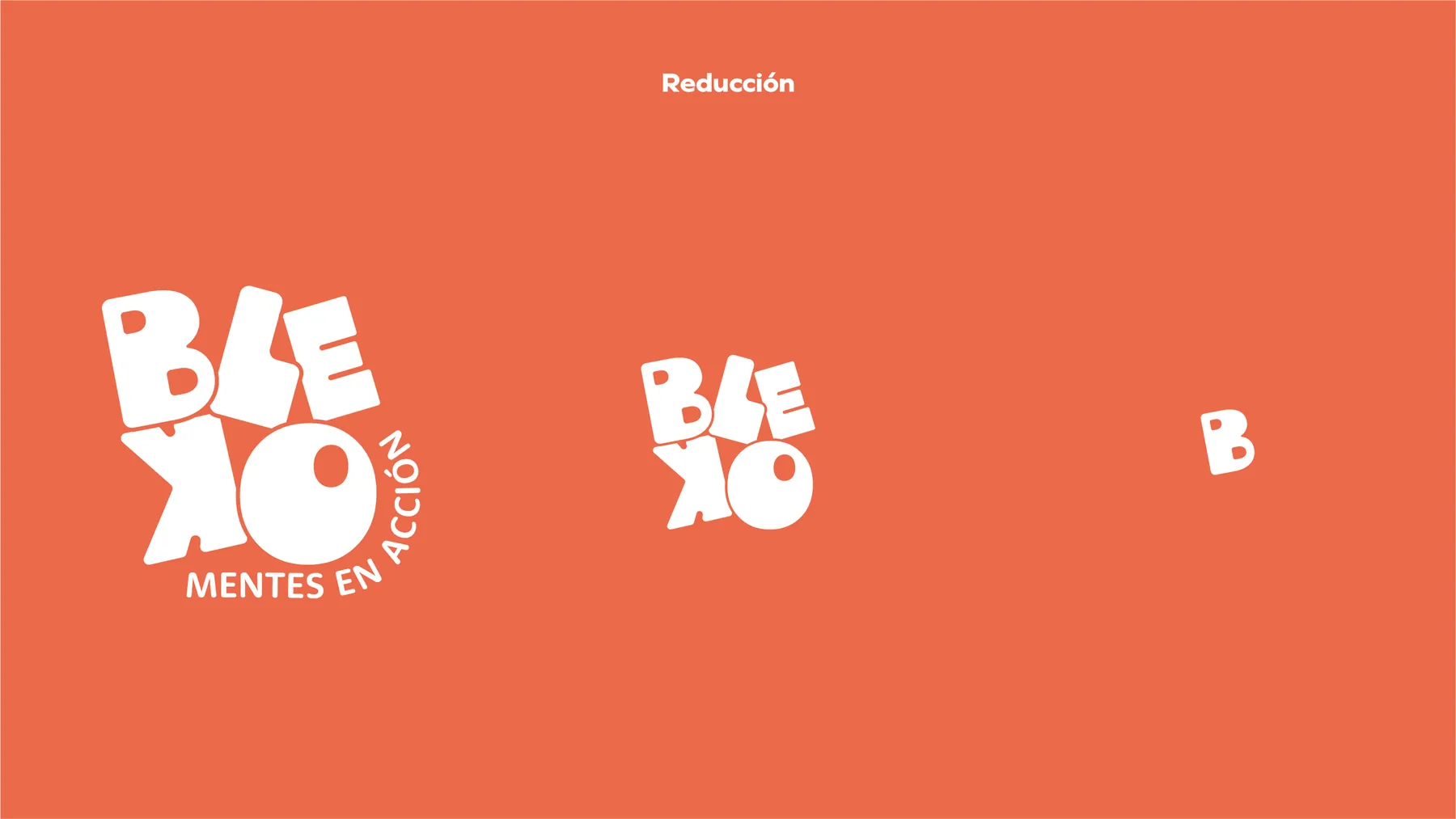 Reducción del logo de Bleko