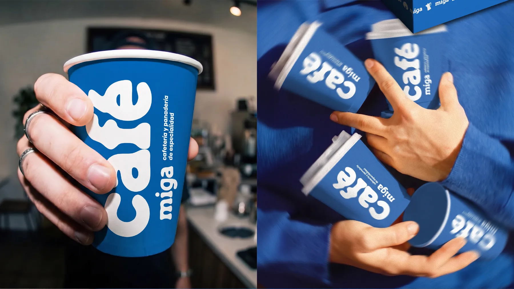 Vasos de café de Miga