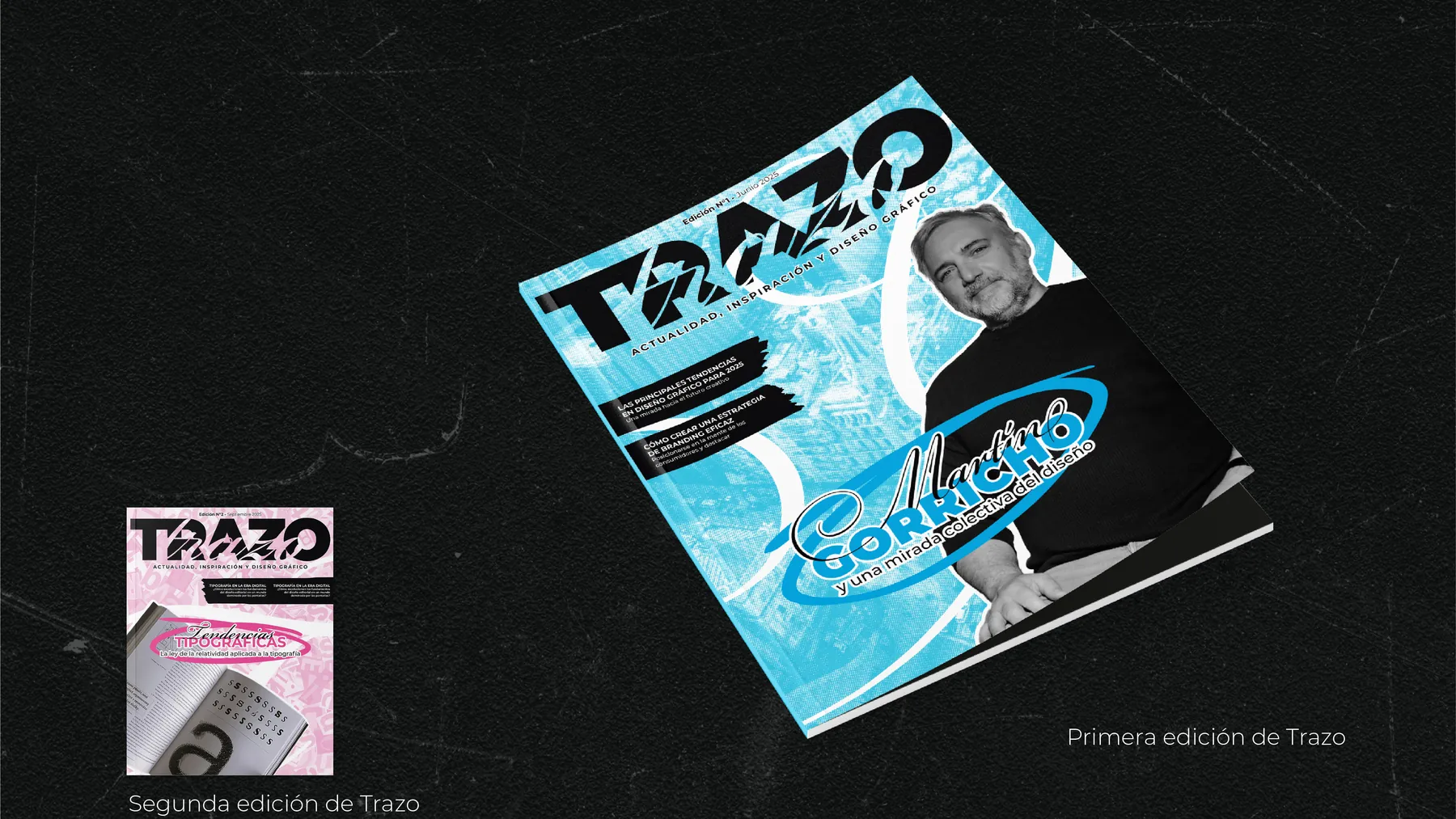 Primera y segunda edición de Trazo