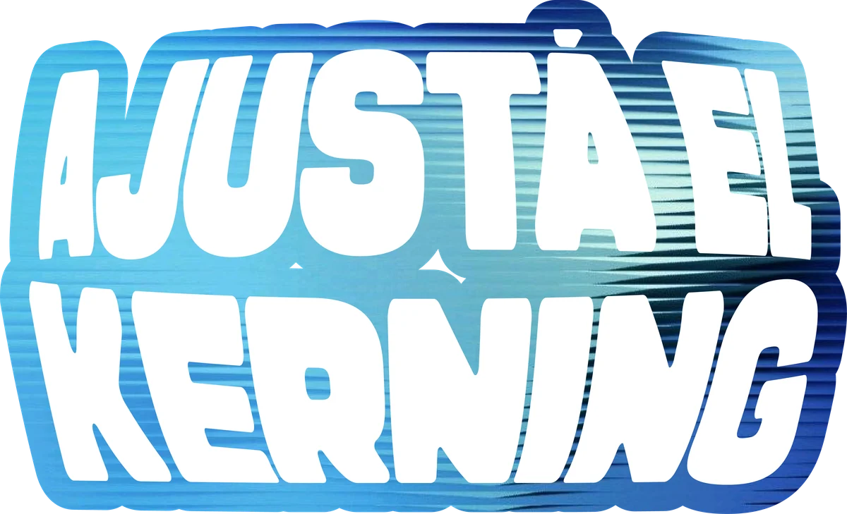 Ajustá el kerning
